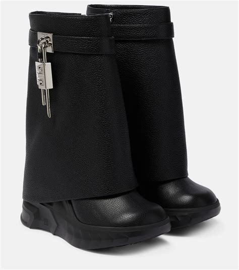 givenchy black and white boots|givenchy shark boots shopping.